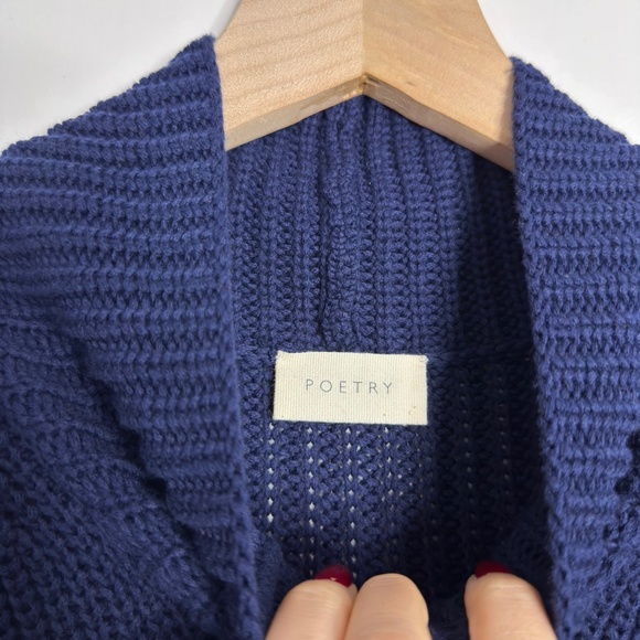 POETRY Cotton Tape Funnel Neck Sweater - Picture 6 of 7